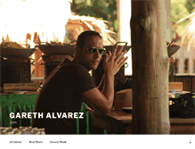 Tablet Screenshot of garethalvarez.com